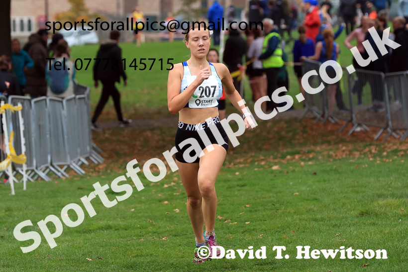 Senior Womens relay, 2025 Northern Cross Country Relays, Graves Park, Sheffield. Photo: David T. Hewitson/Sports for All Pics